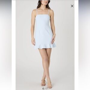 French Connection Light Blue Mini Dress